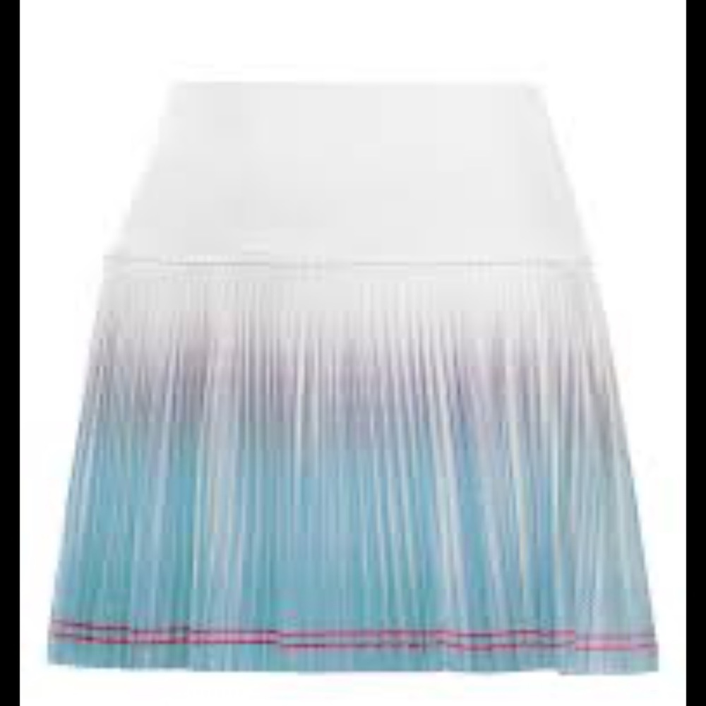 K-Swiss 14” High‎ Rise 3 Pleat Ombré Pink And Blue Tennis Skirt Size Medium S